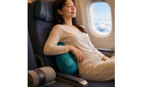 Travel Waist Cushion Washable Inflatable Pillow Lightweight Portable Waist Pillow for Airplane