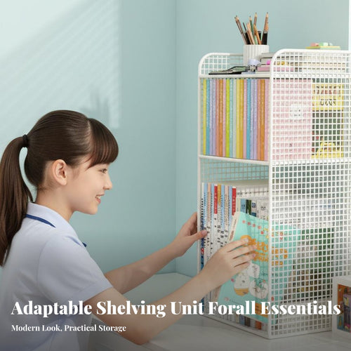 2-Tier Wireframe Rack Sturdy Construction 2-Tier Display Rack Easy Assembly