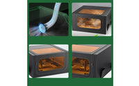 Enclosure with Exhaust Fan Ventilated 3D Printer Enclosure with Fan Laser Cutter Cover with Window Transparent Sheltering