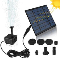 Solar Fountain Pump DC Brushless Water Pump Floating Rockery Solar Water Sprayer