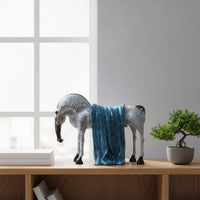 Horse Figurine Lustrous Horse Statue Glossy Equestrian Statue for Homeowners, Art Collectors, Study, Office