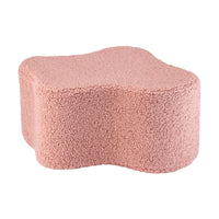 CumulusShaped Pouf Minimalist Design Low Stool Soft Texture for Playroom, Parents