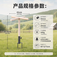 Cross-border Stock Outdoor Poultry Perch Cross Perch Space-saving Solid Wood Chicken Double Perch