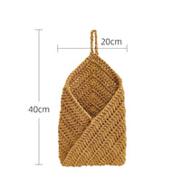 Crochet Fruit Net Easy to Hang Cotton Rope Hanging Net Multi-Size Set for Home
