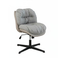 Upholstered rotate Stool Height Adjustable Office Chair for Bedroom, Teens
