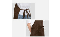 Halter Apron Work Apron Large Size Workwear for Baristas, Salon, Workplace