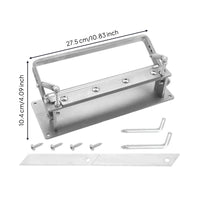 Manual Leather Skiver Skiving Tool Leather Splitter Paring Machine Peeling Machine Replaceable Blade Stainless Steel Frame Suitable for Leathercraft Workshop