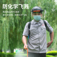 打农药面罩防护面具护脸隔离全脸部切割面屏打磨防飞溅透明防护罩