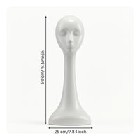 Mannequin Head Long Display Head Well-Proportioned Hairpiece Stand Retail Stores, Hair Salons