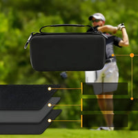 Multi-Compartment Golf Accessory Case Portable Design Hard Shell Golf Pouch for Golfers