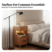 Slim Gap Cabinet Space-Saving Bedroom Furniture Minimalist Design for Homeowners
