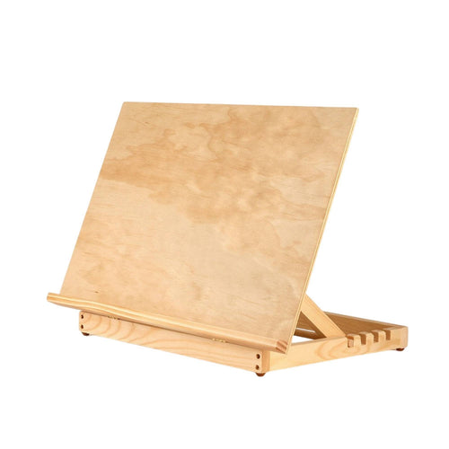 Desktop Easel Tabletop Easel Sketching Board Art Easel Adjustable Angle Wood Material Foldable Stand Suitable for Professional Artists Home Studios Creative Workspaces