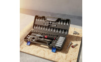 51 Pieces Ratchet Socket Set Precision Calibration Socket Wrench Kit Auto Repair Tool Set