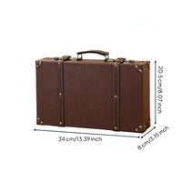 Vintage Suitcase Prop Corner Guards Rectangular Hand-Carry Suitcase