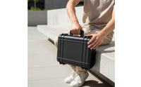 Shock Absorbing Sponge Shock-Absorbing Lining Hard Shell Console Case Wear Resistant Shielded Travel Case Precision Fit Handheld Game Storage Box for Gamers, Outdoor