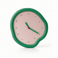 Decorative Wall Clock Green Silent Wall Clock Minimalist for Living Room, Study