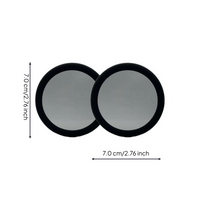 Round Spotlight Shade, Yellow Light, Black Fighter Accessory