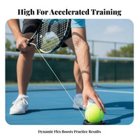 High Elasticity Tennis Ball with String Long-Lasting Rebound Tennis Ball Anti-Slip Base for Beginners, Adults, Outdoor, Backyard, Driveway