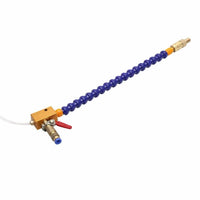 Mist Coolant Lubrication Spray System, CNC Lathe Water Cooling System, Engraving #variant:Ball Valve Quick Connect Blue Mist Spray Tube