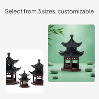 Chinese Pavilion Model for Fishbowl and Miniature Decor