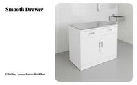 Waterproof and Rust-Proof Oral Medical Facility Operation Table Heavy-Duty Construction Veterinary Treatment Station Medical Treatment Cabinet Locking Casters for Dentists, Veterinarians, Laboratory Technicians, Hospital, Laboratoryoratory Oratory, Office
