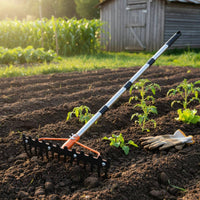 14 Tooth Rake Multi-Purpose Bow Rake Rust Resistant for Yard