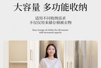 衣服收纳箱家用大容量衣物被子带盖折叠整理箱衣柜学生宿舍储物筐 大号【43*30*20CM】双可视窗/皮革拉手/超大容量 一个装：皮质拉手防潮/无异味/强承重