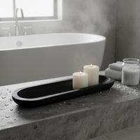 Wooden Candle Bowl Handmade Craft Rustic Centerpiece Bowl Sturdy for Hotel, Spa