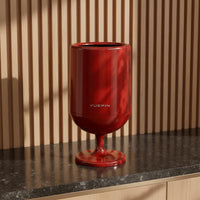 Grape Glass Trash Can Decorative Press Lid Trash Can Odor Control