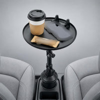 Car-Mounted Tray Black Car Cup Holder Tray