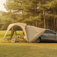 Dome-Style Car Rear Tent Automatic Car Side Awning Enclosed Suv Tailgate Tent Quick Setup for Camping