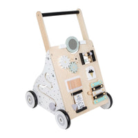 Multifunction Baby Push Toy with Activity Board Interactive Baby Push Toy with Activity Panel Educational Push Toy Sensory for Toddlers, Babies, Infants, Playroom, Nursery
