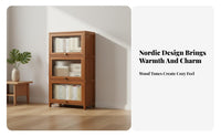 Simple Design Floor Standing Bookshelf Space-Saving Freestanding Bookshelf Easy to Assemble Multi-Layer Storage Shelf Stable for Children, Students, Homeowners, Living Room, Bedroom, Home Office, Study