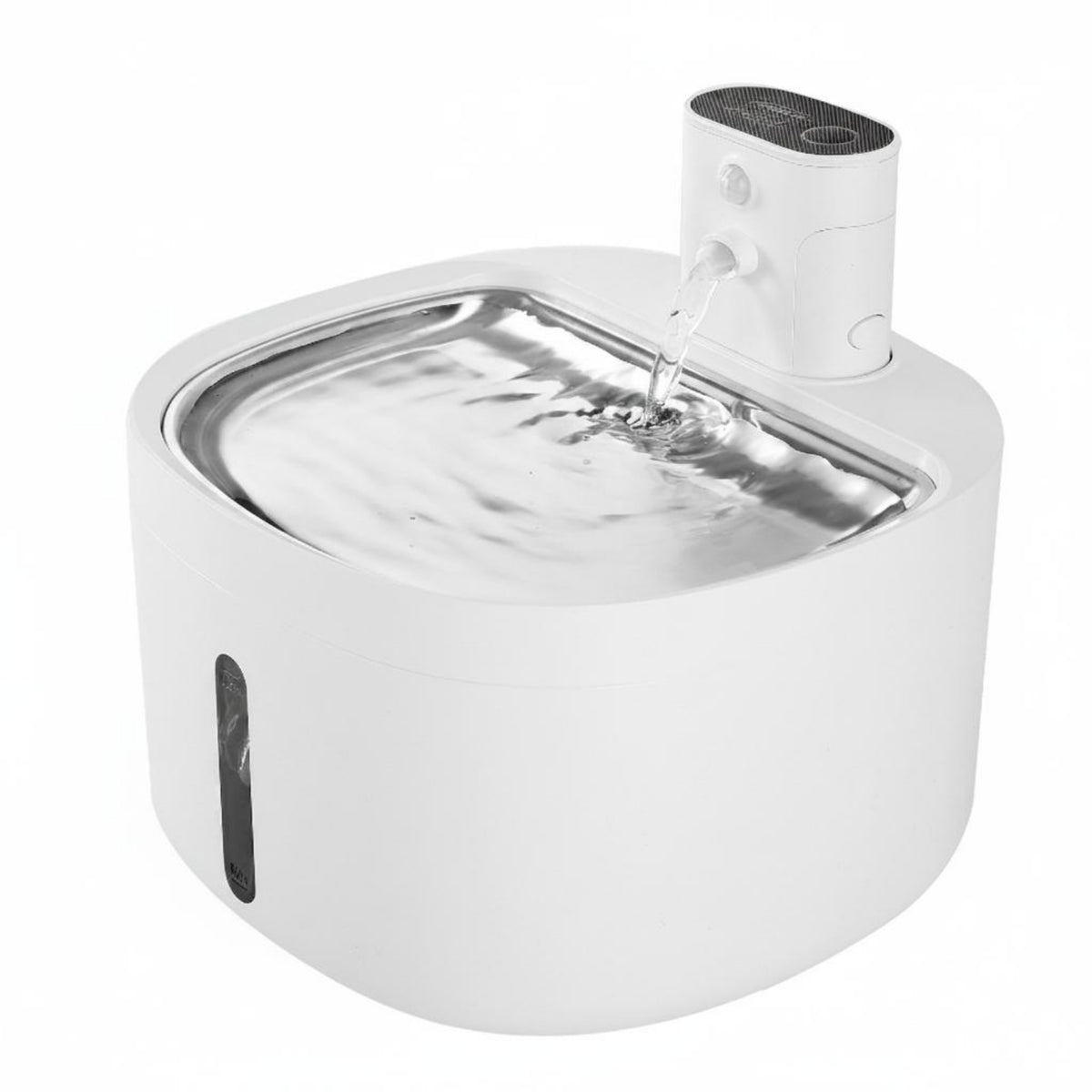 Pet Drinking Fountain Control Panel Feline Drinking Fountain Side Outlet