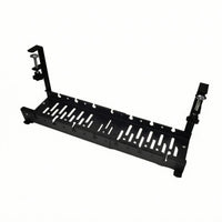 Under-Desk Cable Rack Slotted Base Under Desk Cable Tray Raised Side Walls
