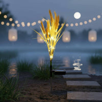 Solar Lotus Stake Light Decorative Outdoor Decor Easy to Assemble for Garden
