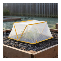 Expandable Seedling Cover Portable Foldable Plant Tent Zippered Door