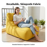 Bean Bag Lounger Comfortable transformable Floor pad Space-Saving stylish Design for Young Adults, Students, Lounging, Playroom