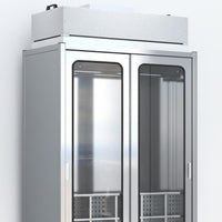 FFU Garment Storage Locker Heavy Duty Stainless Steel Cleanroom Cabinet HEPA Filtration Anti Dust Removal Wardrobe for Cleanrooms, Laboratories