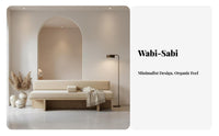 Wabi-Sabi Aesthetic Straight-Line Wooden Frame Sofa Minimalist Design space-saving Settee Designer Inspired Lounge Bench 2-Seater for Interior Designers, Business Owners, Coffee Shop, Hotel Lobby, Reception Area, Living Room