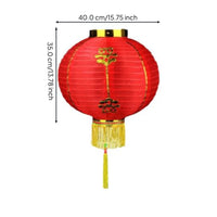 Red Lantern String Lights Waterproof Outdoor Lanterns