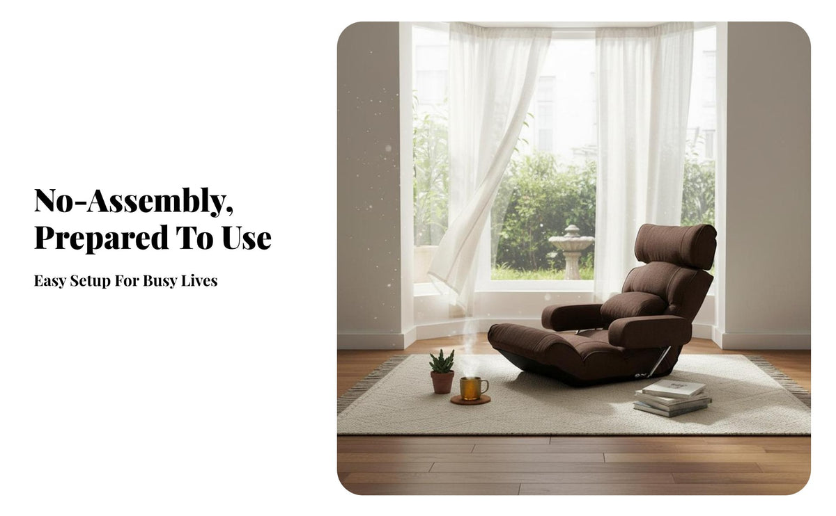 Japanese and design Armless floor Chair Adjustable spinerest Armless spine assist Lounger multipurpose Use Floor Seat Sturdy Construction for Students, Meditators, perusing, On the Bed, window seat alcove alcove, Dorm Room