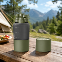 Spice Bottle Set for Camping and Travel, Portable Spice Bag for Picnics, Spice Organizer with Empty Bottles for Solid and Liquid Spices