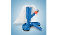Pool Vacuum Head with Mesh Bag Manual Underwater Cleaner Deluxe for Small Pools