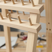 6 Spool Yarn Stand Multiuse Skein Holder Stand Space Saving for Salon, Crafters