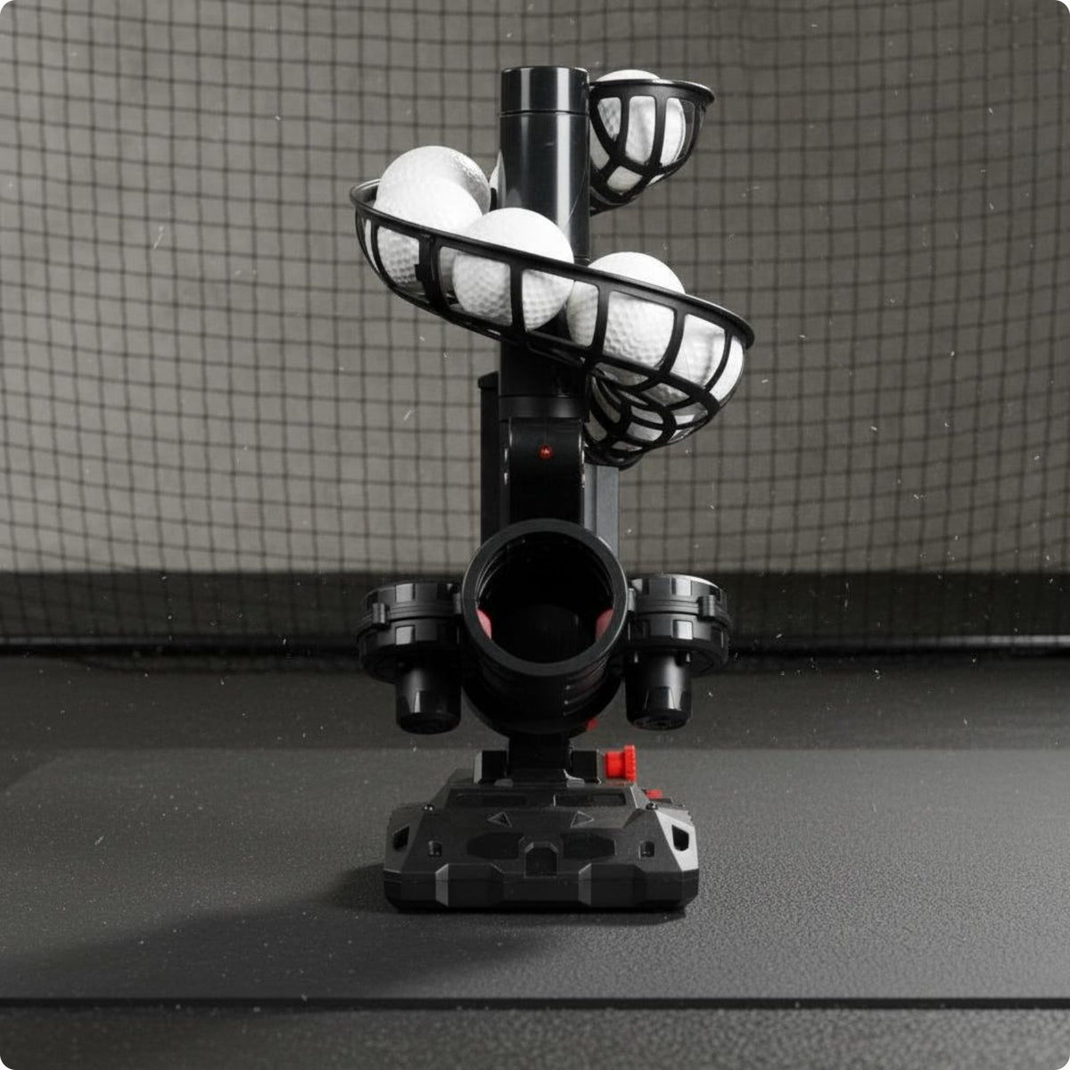 Baseball Pitching Machine Change Pitch Athletic Gear Angle Adjustment