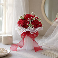 Artificial Bridal Floral Arrangement Photo Prop Party Decoration Lightweight