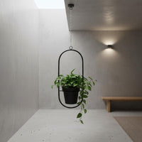 Hanging Flower Pot Nordic Aesthetic Metal Hanging Planter Decorative Iron Frame