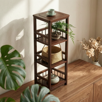 Storage Rack Cabinet Tall Display Rack with Cabinet Freestanding for Hallway
