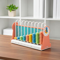 Cognitive Development 9-Row Counting Frame Hands-On Learning Children's Abacus Improves Hand-Eye Coordination Preschool Math Toy Develops Fine Movement Skills for Preschoolers, Kindergarteners, Classroom, Homeschooling
